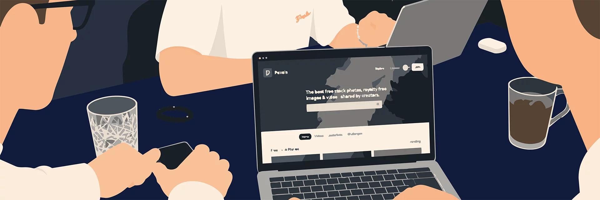 Team di Booster Company al lavoro su progetti digitali e sviluppo di siti web.